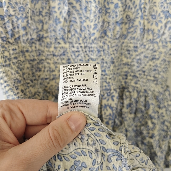 Patrons Of Peace Boho Tiered Tassel Paisley Print Medium Women's - Picture 9 of 9